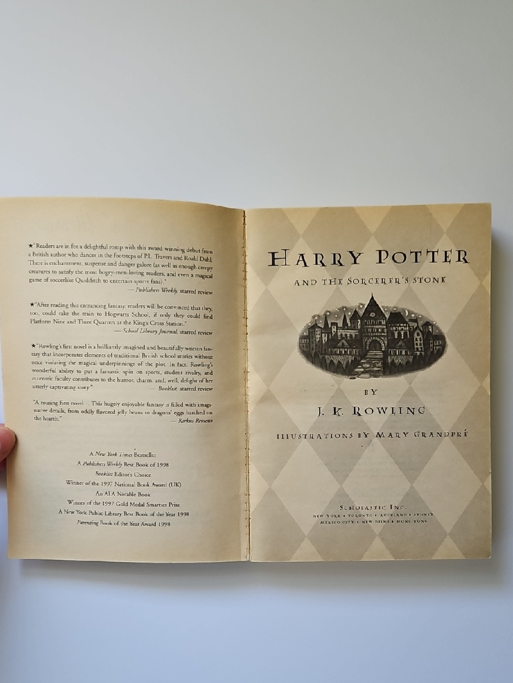 Harry Potter and the Sorcerer's Stone JK Rowling 1999 first edition Scholastic - Picture 11 of 16